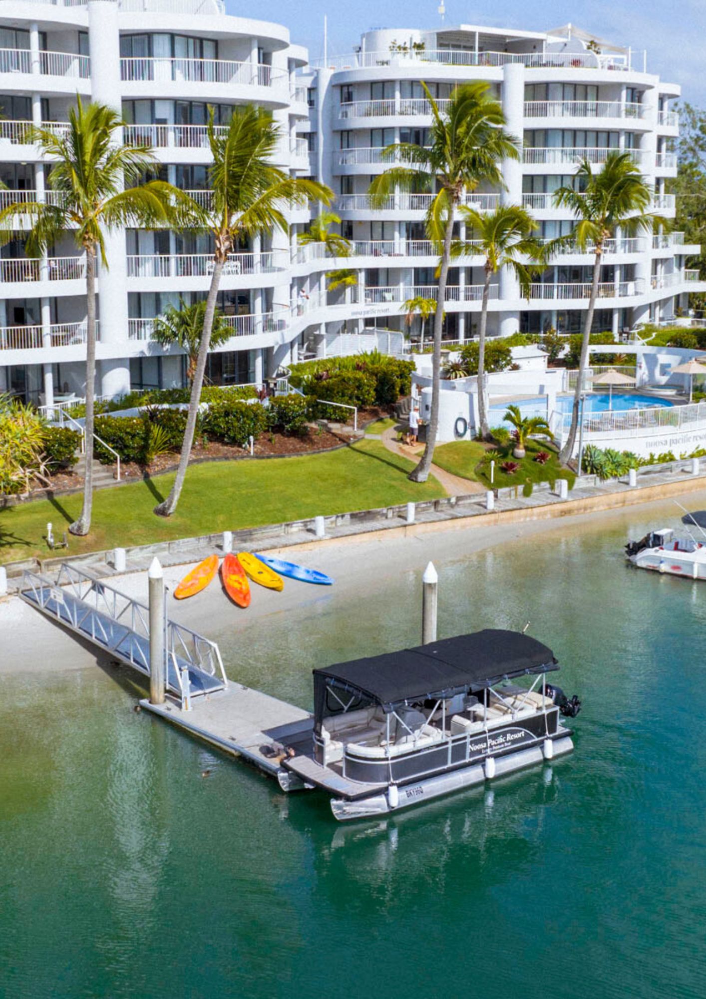 Luxury Pontoon Boat Noosa Pacific